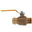 1" Press X 1" MIP Full Port Ball Valve w/ Reversible Handle (Lead Free)