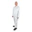 ProShield 50 NB120S Coverall w/ Collar, Open Wrists and Ankles, White, Large (Pack of 25)