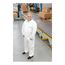 ProShield 50 NB120S Coverall w/ Collar, Open Wrists and Ankles, White, Medium (Pack of 25)