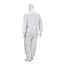 ProShield 50 NB125S Coverall w/ Collar, Elastic Wrists and Ankles, White, Small (Pack of 25)