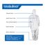 ProShield 50 NB127S Coverall w/ Respirator Fit Hood, Elastic Wrists and Ankles, Storm Flap, White, Large (Pack of 25)