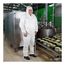ProShield 50 NB127S Coverall w/ Respirator Fit Hood, Elastic Wrists and Ankles, Storm Flap, White, Medium (Pack of 25)