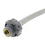 PRO1F12CS 12" Click Seal Braided Stainless Steel Hose Faucet Connector (3/8" Compression x 1/2" FIP)