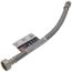 PRO1F12 12" Braided Stainless Steel Hose Faucet Connector (3/8" Compression x 1/2" FIP)
