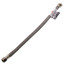 PRO1F16 16" Braided Stainless Steel Hose Faucet Connector (3/8" Compression x 1/2" FIP)