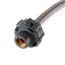 PRO1F20CS 20" Click Seal Braided Stainless Steel Hose Faucet Connector (38" Compression x 1/2" FIP)