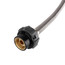 PRO1F20CS 20" Click Seal Braided Stainless Steel Hose Faucet Connector (38" Compression x 1/2" FIP)