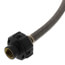 PRO1F30CS 30" Click Seal Braided Stainless Steel Hose Faucet Connector (3/8" Compression x 1/2" FIP)