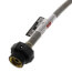 PRO1F30CS 30" Click Seal Braided Stainless Steel Hose Faucet Connector (3/8" Compression x 1/2" FIP)