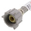 6" Pro-Series Braided Hose Toilet Connector (3/8" Compression x 7/8" Ballcock)