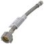 9" Pro-Series Braided Stainless Steel Hose Toilet Connector (3/8" Compression x 7/8" Ballcock)