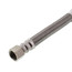 9" Pro-Series Braided Stainless Steel Hose Toilet Connector w/ Metal Nut (3/8" Compression x 7/8" Ballcock)