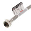 9" Pro-Series Braided Stainless Steel Hose Toilet Connector w/ Metal Nut (3/8" Compression x 7/8" Ballcock)