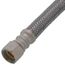 PRO1T12 12" Braided Stainless Steel Hose Toilet Connector (3/8" Comp. x 7/8" Ballcock)