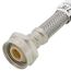 16" Pro-Series Braided Stainless Steel Hose Toilet Connector w/ Metal Nut (3/8" Compression x 7/8" Ballcock)