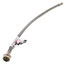 20" Pro-Series Braided Stainless Steel Hose Toilet Connector w/ Metal Nut (3/8" Compression x 7/8" Ballcock)