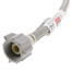 PRO4T12 12" Pro-Series Braided Stainless Steel Hose Toilet Supply Connector (1/2 FIP x 7/8 Ballcock)