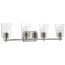 Adley 4 Light Bath Vanity Light (Brushed Nickel), P300157-009