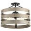 Gulliver 3 Light Semi-Flush Convertible Ceiling Light (Galvanized), P350049-141