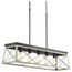 Linear Island Chandelier, 100W, 120V (Antique Bronze), P400048-020