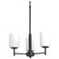 Replay 3 Light Chandelier (Black), P4318-31