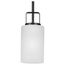 League 1 Light Etched Glass Mini Pendant Hanging Light (Brushed Nickel), P500341-009