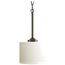 Inspire 1 Light Pendant (Linen/Antique Bronze), P5065-20