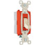 Industrial Extra Heavy-Duty Single Pole Spec-Grade Toggle Switch, 20A - Ivory (120/277V)