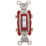 Industrial Extra Heavy-Duty 2-Pole Spec-Grade Toggle Switch, 20A - White (120/277V)