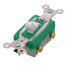 Industrial Extra Heavy-Duty 2-Pole Spec-Grade Toggle Switch, 30A - White (120/277V)