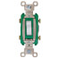 Industrial Extra Heavy-Duty 2-Pole Spec-Grade Toggle Switch, 30A - White (120/277V)