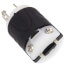 Extra-Hard Use Spec-Grade Plug, 2P, 3-Wire, 20A, NEMA 5-20P - Black/White (125V)
