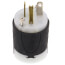 Extra-Hard Use Spec-Grade Plug, 2P, 3-Wire, 20A, NEMA 5-20P - Black/White (125V)