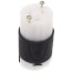 Extra-Hard Use Spec-Grade Connector, 2P, 3-Wire, 20A, NEMA 5-20R - Black/White (125V)
