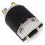 Extra-Hard Use Spec-Grade Plug, 2P, 3-Wire, 15A, NEMA 6-15P - Black/White (250V)