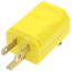MaxGrip M3 Plug, 2P, 3-Wire, 15A, NEMA 5-15P - Yellow (125V)