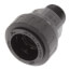 PSEI013626E PEX Male Connector, 1" CTS x 3/4" NPT, Black