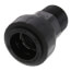 PSEI013628E PEX Male Connector, 1" CTS x 1" NPT, Black