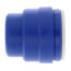 3/4" CTS ID JG Twist & Lock Speedfit End Cap (Blue)