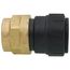 3/4" CTS x 3/4" NPS ProLock Female Adapter (Brass Nut)