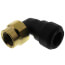 1/2" CTS x NPS ProLock Female Elbow (Brass Nut)