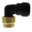 1/2" CTS x NPS ProLock Female Elbow (Brass Nut)