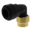 1/2" CTS x NPS ProLock Female Elbow (Brass Nut)