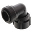 PSEI63363AE Female Elbow Connector, 1" CTS x 1-1/4" NPS, Black