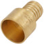 1-1/4" PEX x 1-1/4" Female Sweat Copper Pipe Brass Adapter (Lead Free)