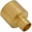 3/4" PEX x 1" Female Sweat Copper Pipe Brass Adapter (Lead Free)