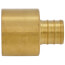 3/4" PEX x 1" Female Sweat Copper Pipe Brass Adapter (Lead Free)