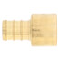 1/2" PEX x 1/2" Copper Pipe Brass Adapter (Lead Free)