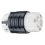 Turnlok Industrial Grade Connector, 15A, NEMA L5-15R - Black/White (125V)