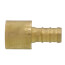 3/8" PEX x 1/2" Copper Fitting Brass Adapter (Lead Free)